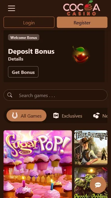 Cocoa Casino Mobile Gaming Experience